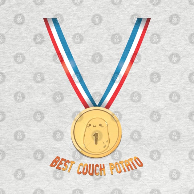 Best Couch Potato Gold Medal by clgtart